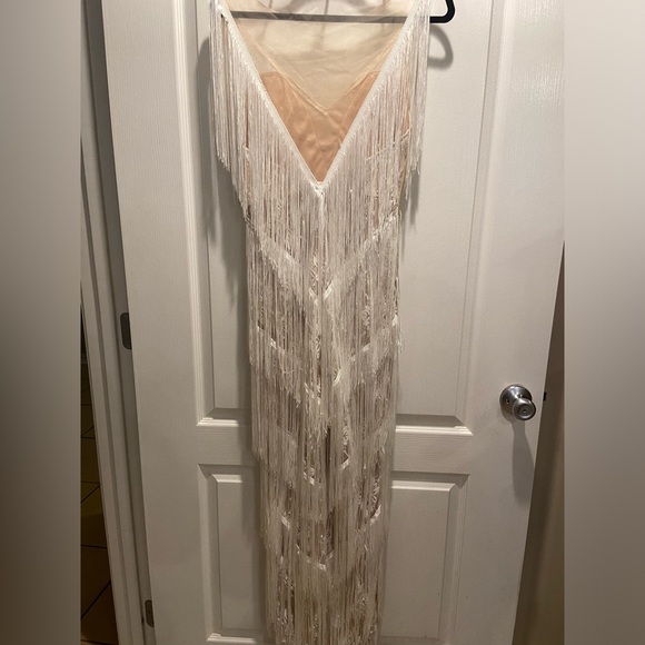 Fringe Wedding Dress - Picture 2 of 4
